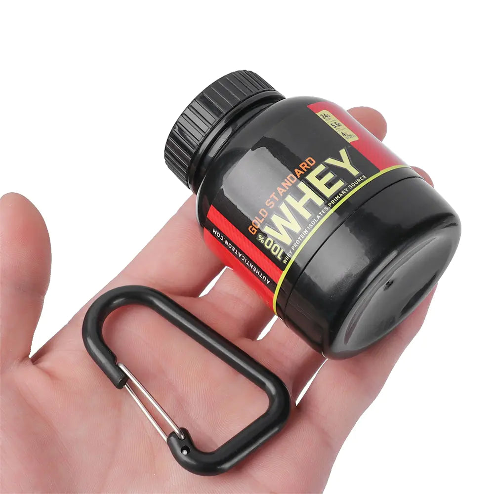 Portable Protein Powder Bottle With Whey Keychain