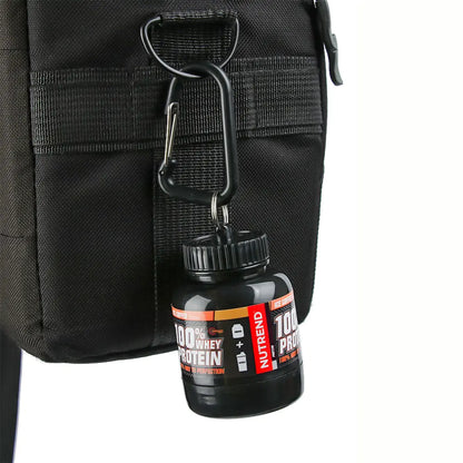 Portable Protein Powder Bottle With Whey Keychain